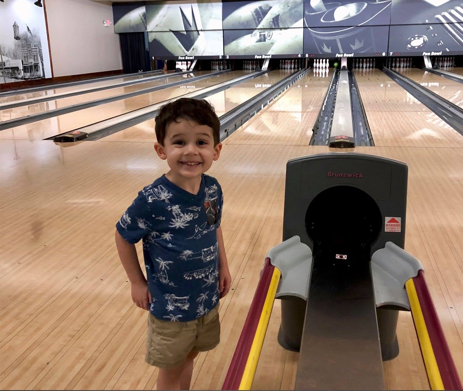 Youth bowling at Fun Bowl Fayette County