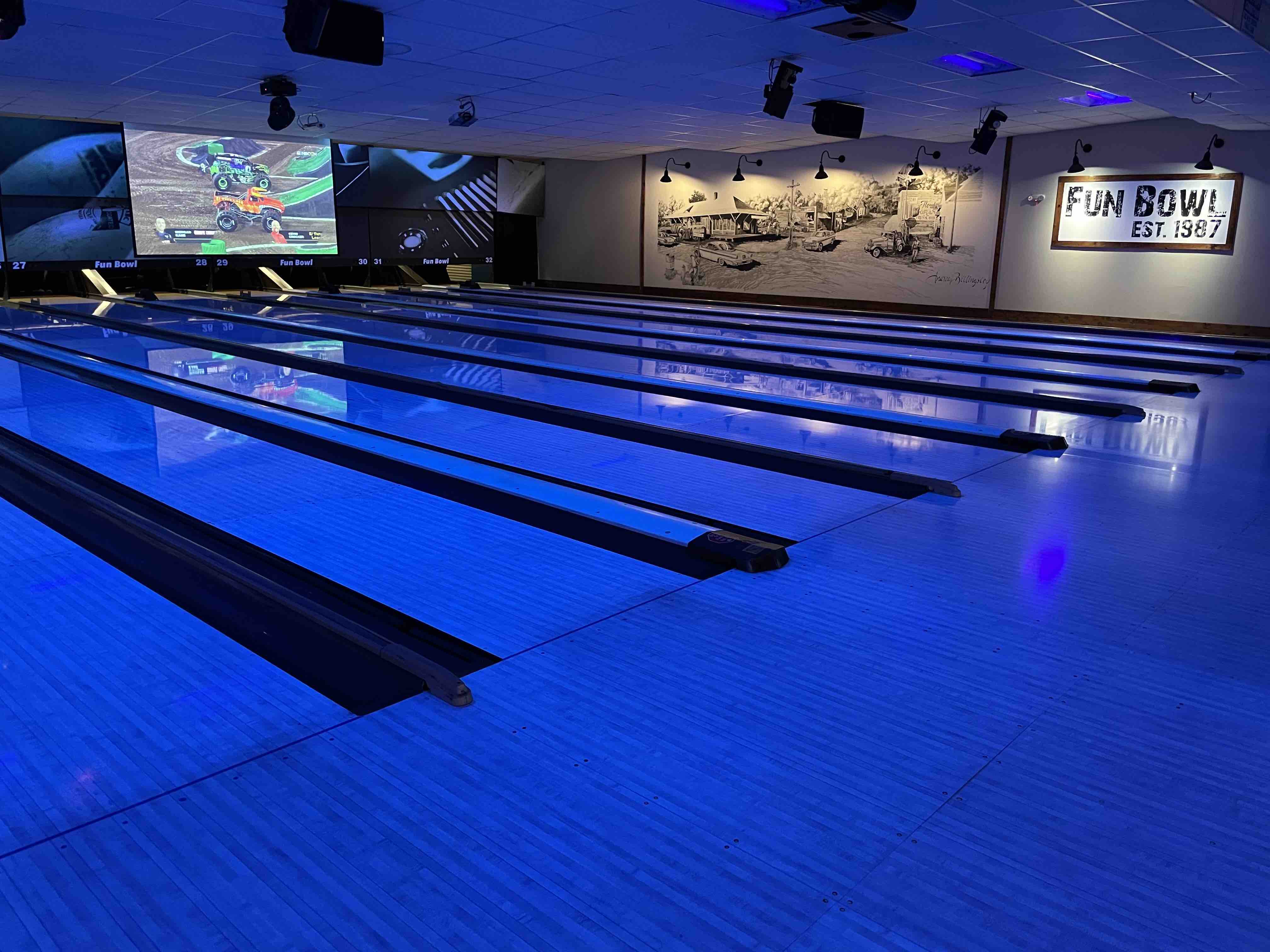Cosmic bowling at Fun Bowl Fayette County