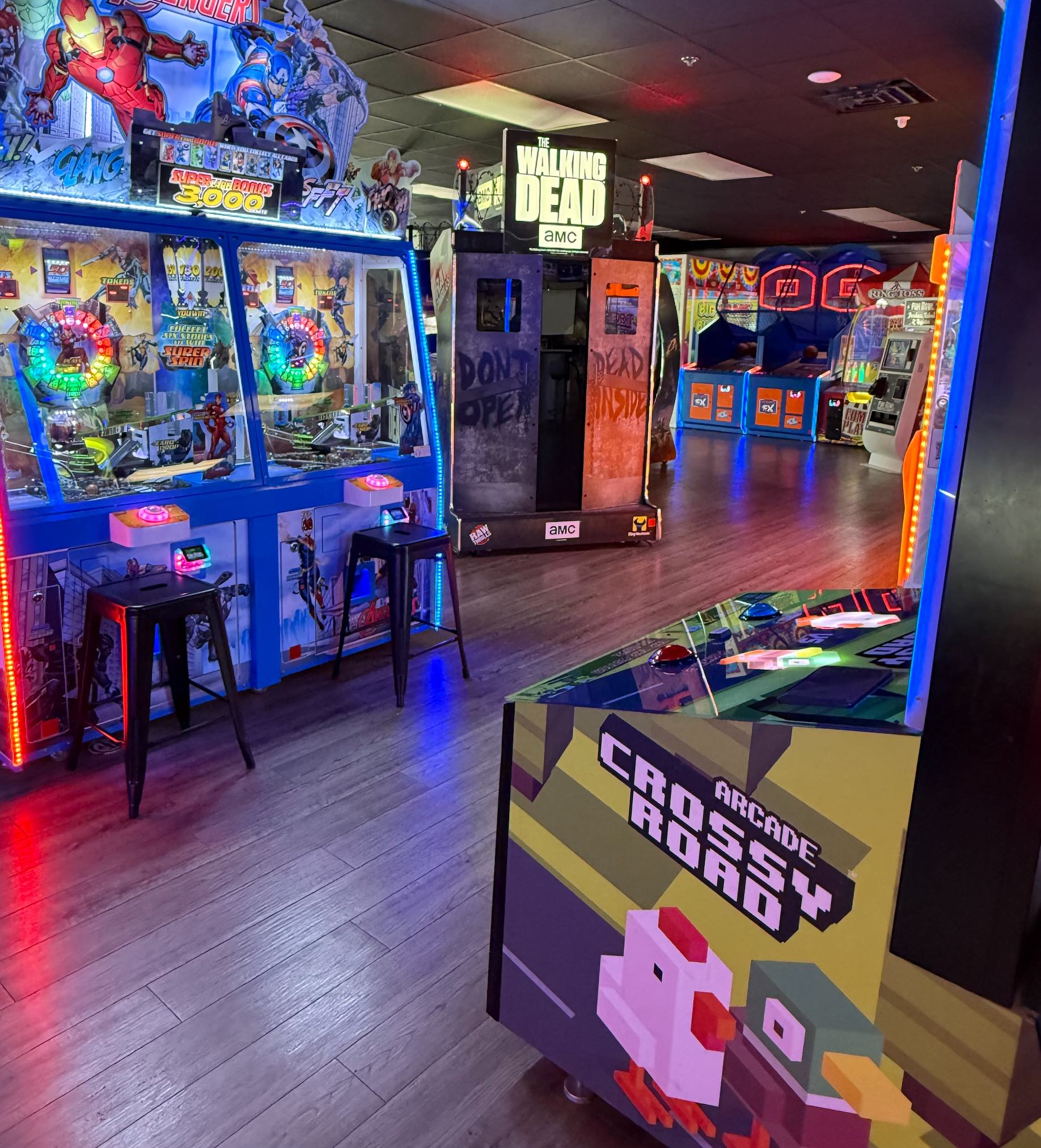 Marvel Coin Pusher and crossy road