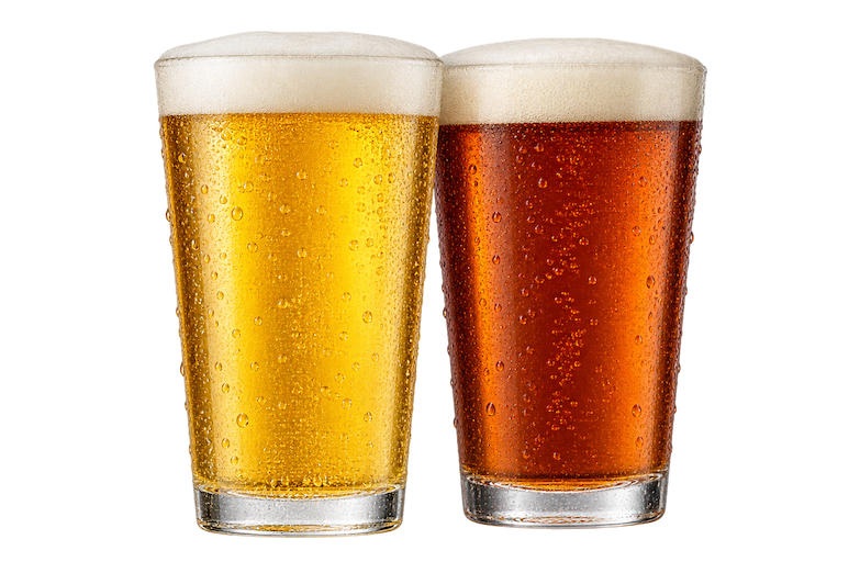 Assorted adult beverages available at Fun Bowl