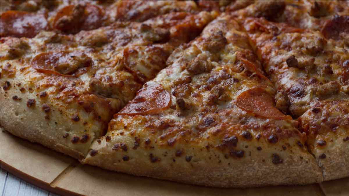 Pizza at the Fun Bowl FoodZone